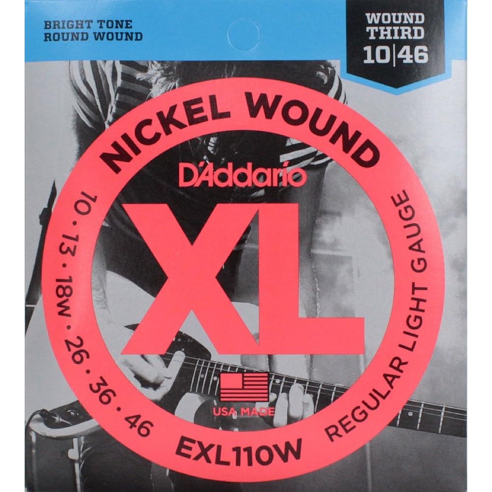 D'Addario EXL110W Electric Guitar Strings x 5 SET