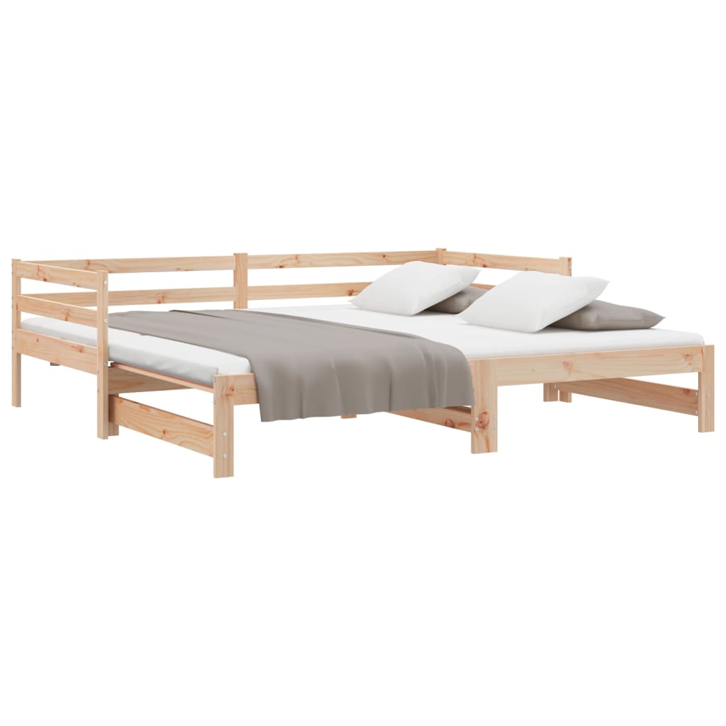 Extendable Daybed without Mattress 80 x 200 cm