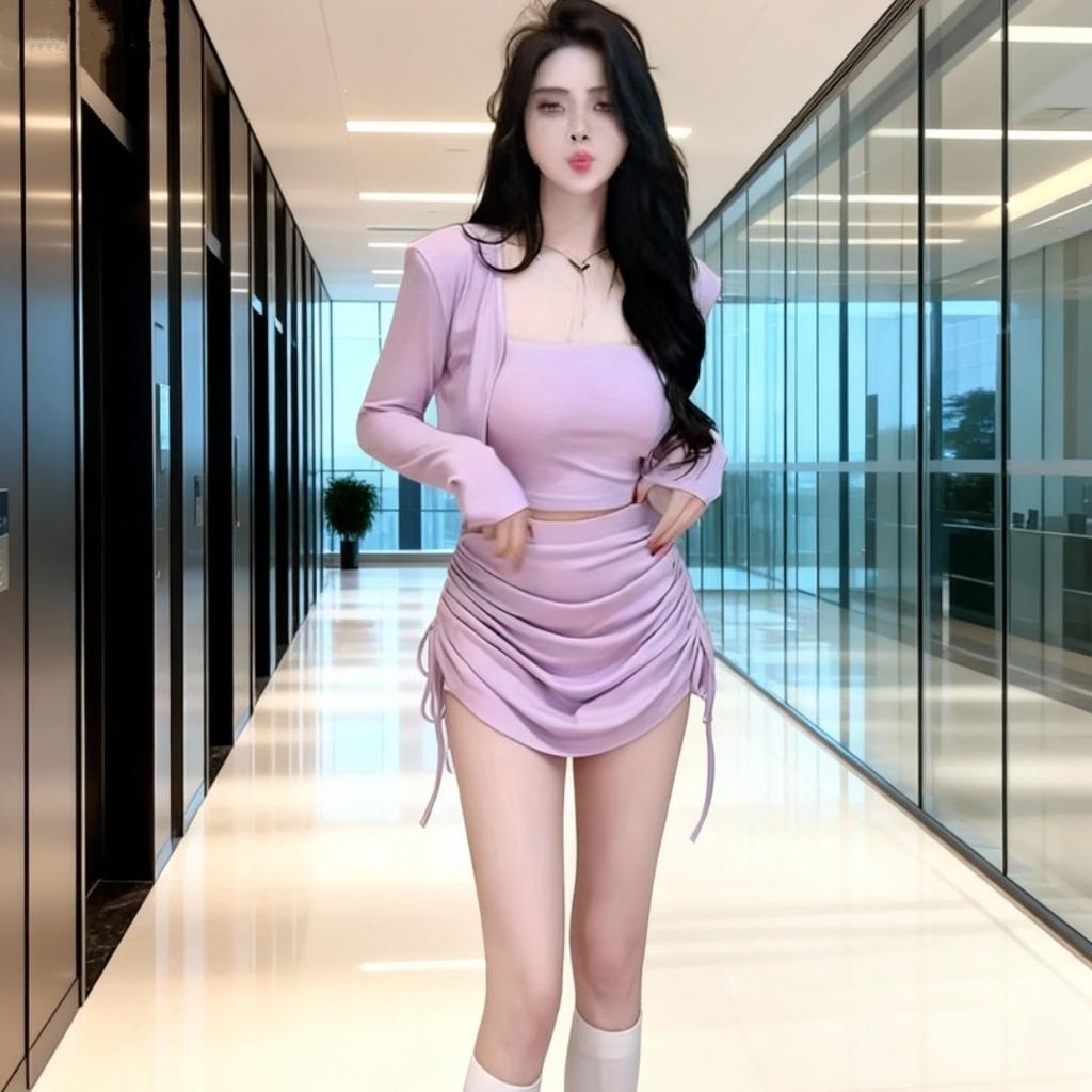 2026 Niche American Spice Girl Fashion Suit Women's Summer New Design Korean Version Thin Long-sleeved Shawl