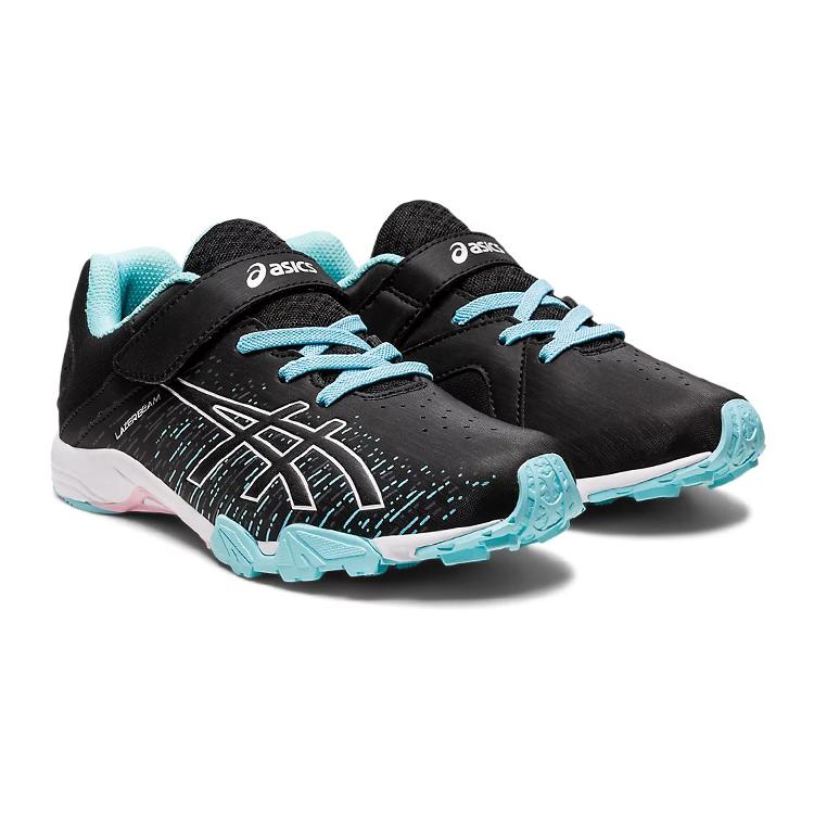New Asics Lazerbeam SH MG GS 'Black White Aqua' 1154A138-003