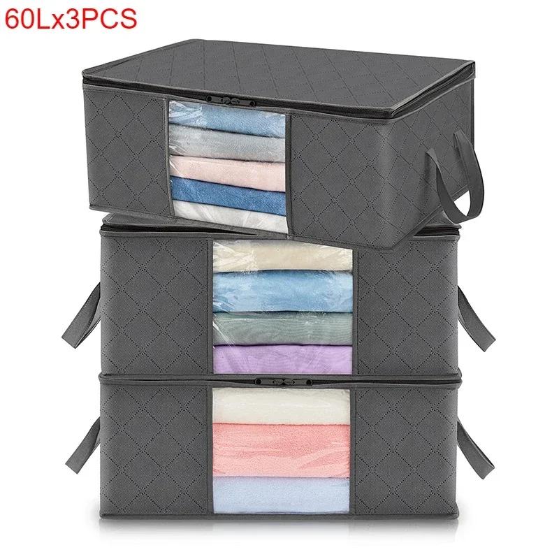 Aufbewahrungstaschen Einkaufen Koffer Organizer Große Kapazität Kleidung Decke Aufbewahrungsbehälter Organisieren Schlafzimmer Kleiderschrank Kleidung