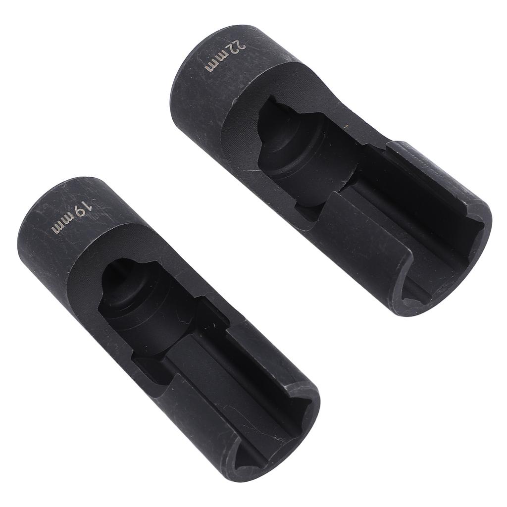 2 Pcs 1Celsius2 Inch Injector Fuel Line Socket Wrench Set Nut Wrench Spanner   Tangsten Steel for Bent Pipes EGT Sensors   Switches