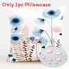 Polyester Waterproof Pillow Cover With Floral Pattern For Living Room Decor