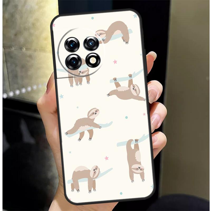 Αστεία Χαριτωμένα Βραδύποδες Θήκη Για OnePlus 13 13R 12 12R 11 10 Pro 8T 10T OnePlus Nord 4 CE 2 3 Lite N10 N20 N30 Θήκη