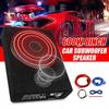 8" 600W Car Subwoofer Under-Seat Amplifier Speaker  O Sub Woofer Slim Box US