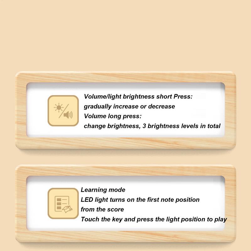 Keyboard Piano For Kids Light Piano Toy Touch Screen Electronic Kids Keyboard Interactive Educational Music Toy Portable Musical