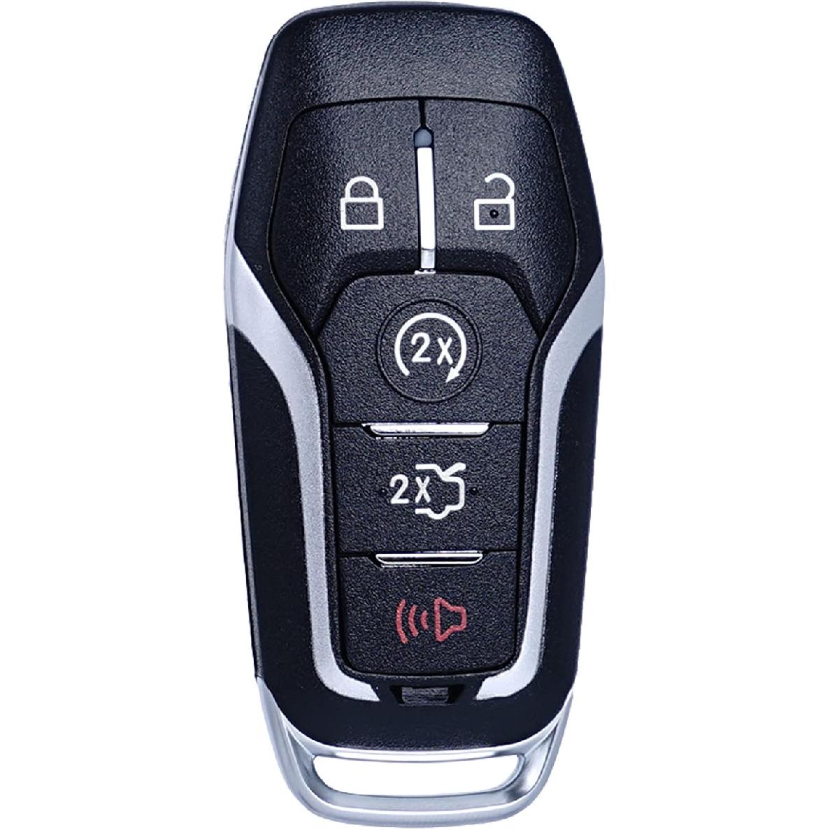 

MechanMagic Key Fob Replacement Compatible for Ford Explorer 2016-2017 Edge Mustang Fusion Titanium Lincoln MKZ MKC 2014-2016 MKX 2016- Smart Car