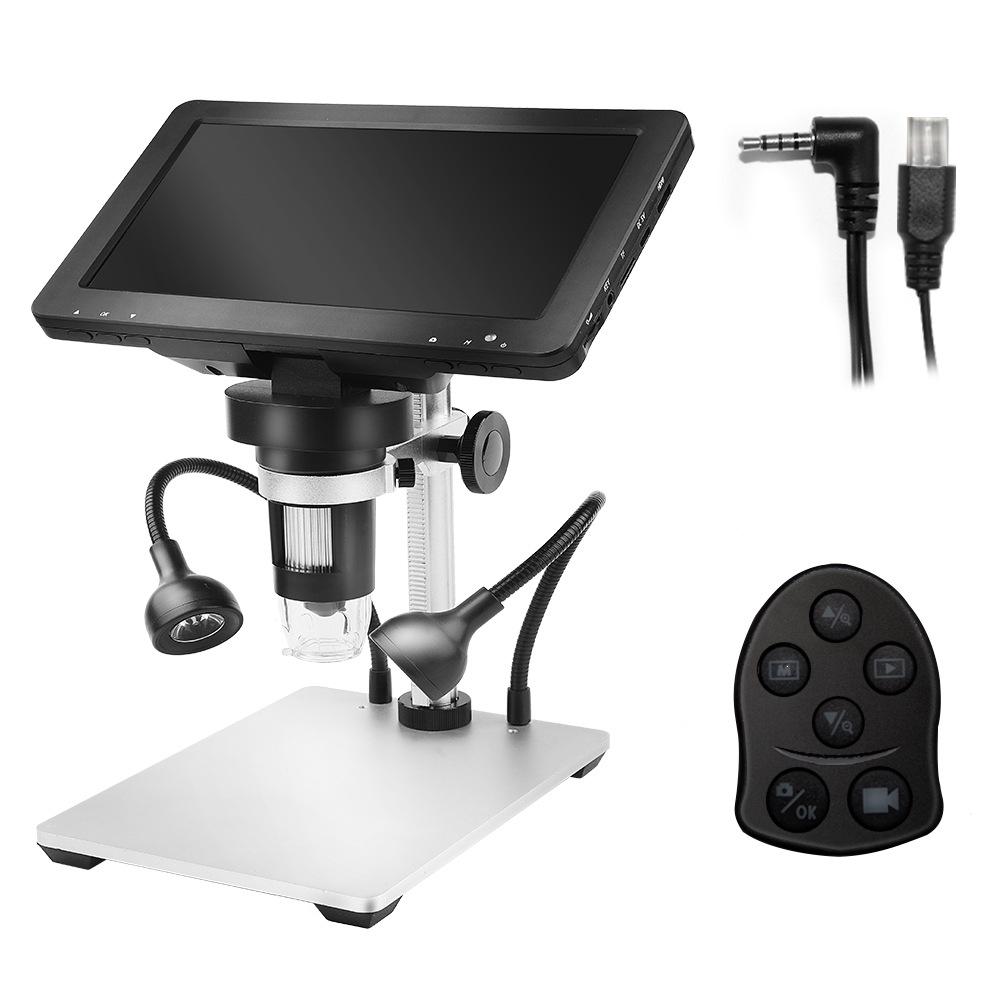 Hd 7-Inch Screen Electron Microscope Dm4 Microscope 1600X Wifi Handheld Portable Microscope