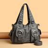 Vintage Leather Hobo Bag for Women Large Capacity Shoulder Bag Women Bags Ladies Leather Messenger Bags