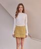 Lapineatteullie Classic Tweed Skirt Pants Yellow