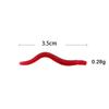 50/100PCS Soft Lure Bass Bream Bloodworm Fishing Earthworm Worm Rubber Red Worms Baits Fishy Smell Realistic Tackle