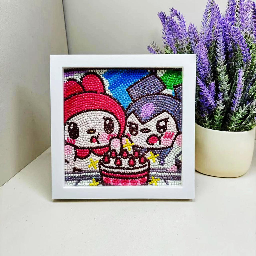 Free Shipping/Cartoon Diamond Painting Children'S Gift Handmade Cross Stitch Framed Diy Bedroom Sticker