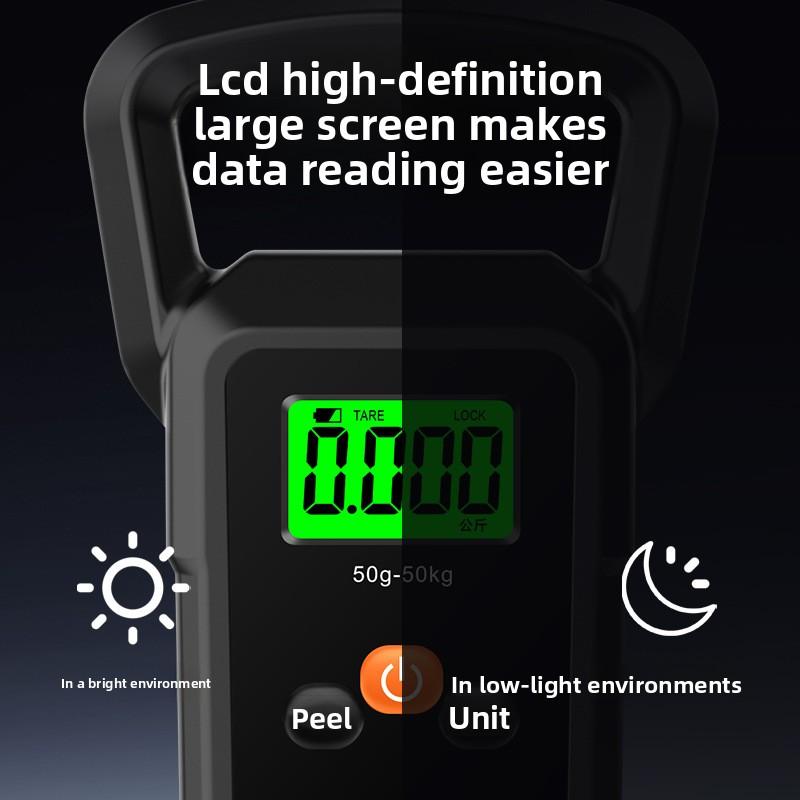 Mini Electronic Scale Precision Portable 50kg Portable Home Kitchen Courier Said Small Scale Small Spring Hand