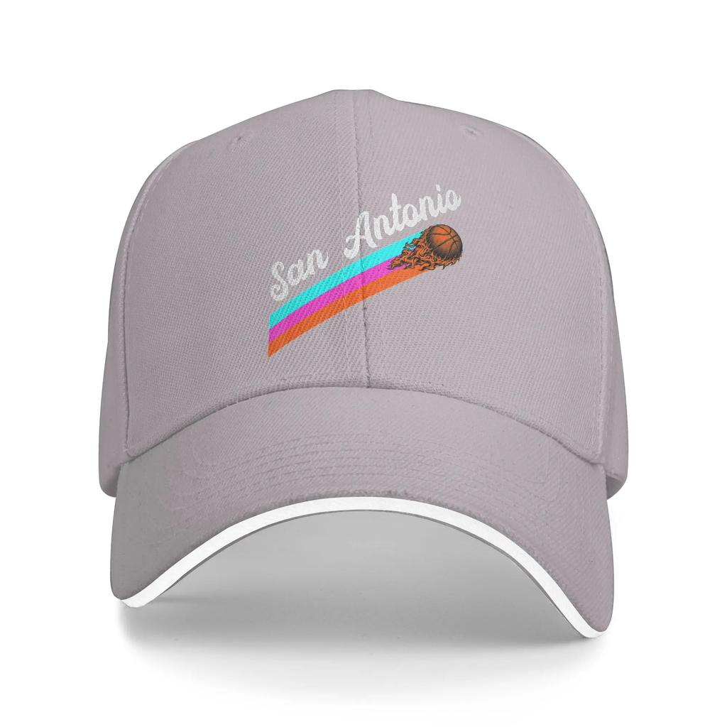 Summer San Antonio Name Throwback Design Baseball Cap  Running Hippie Classic Sun Trucker Hat Women Unisex Sunscreen Caps