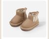 2025 Winter Kids' Warm Shoes - Korean Style Non-Slip Snow Boots with Thick Soft Cotton Soles for Boys and Girls