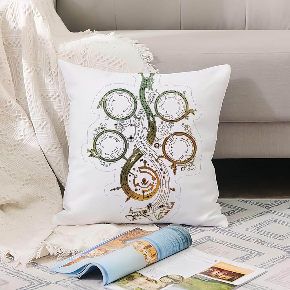 Game Monster Hunter Wilds Pillow Case Office Cushions Suitable For Sofa Car Decorative Cushion Cover 12x12Inch