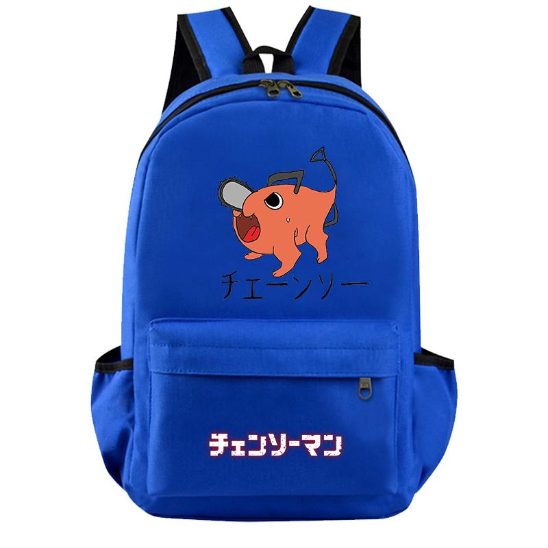 Anime Chainsaw Man Rucksack für Jungen Mädchen Hildren Zurück zur Schule Schultasche Student Kawaii Rucksack Luffy Nami Lysop Leichte Taschen