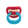 Baby Silicone Pacifier with Goofy Mustache & Teeth - Red Lips, 20 Styles