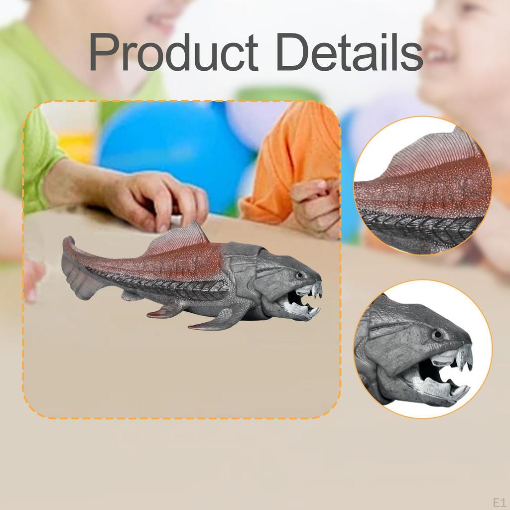 Dunkleosteus Figurine Learning Toy under The Sea Party Favor Desktop Ornament School Projects Animal