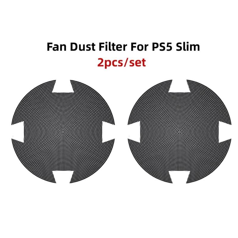 2Pcs/4Pcs Cooling Fan Dust Filter Game Console Internal Dust Net for Slim Ventilation Fan Net Gaming Accessories