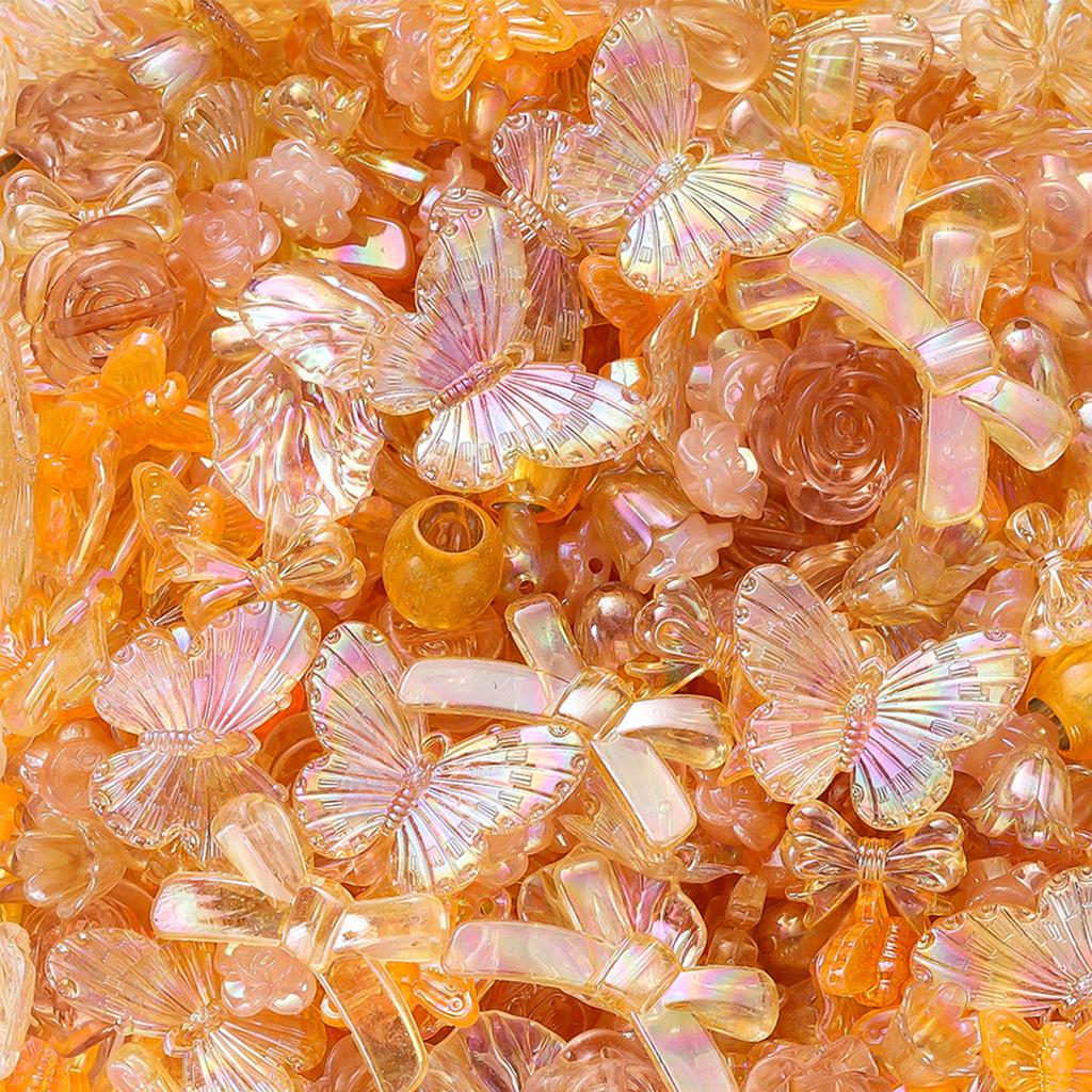 diy handmade material 10-40mm acrylic AB beads children's bracelet necklace mobile phone chain accessories