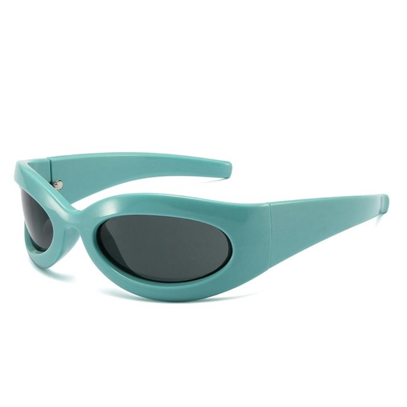 Thick Frame Sunglasses Street Snap Style Multicolor Vintage Sunglasses Steampunk Futuristic Sunglasses