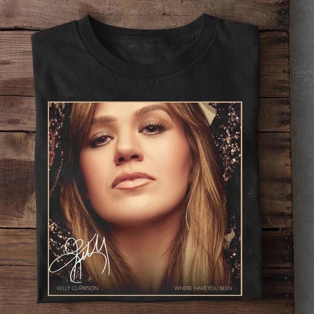 Келли Кларксон Where Have You Been Фирменная черная футболка для всех размеров, унисекс M