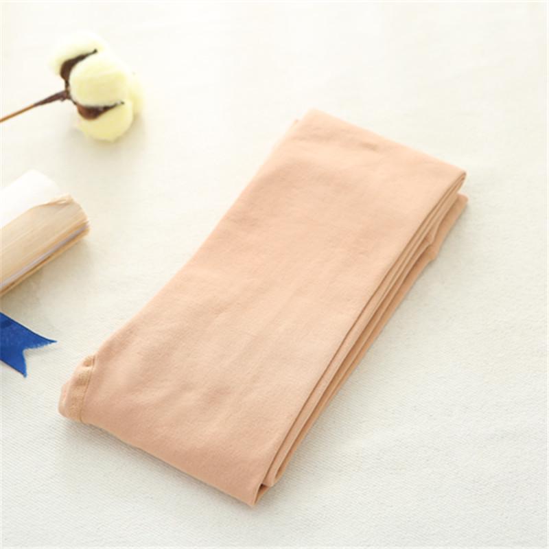 Children's White Velvet 800D Dance Pantyhose - Winter Exercise Socks for Girls