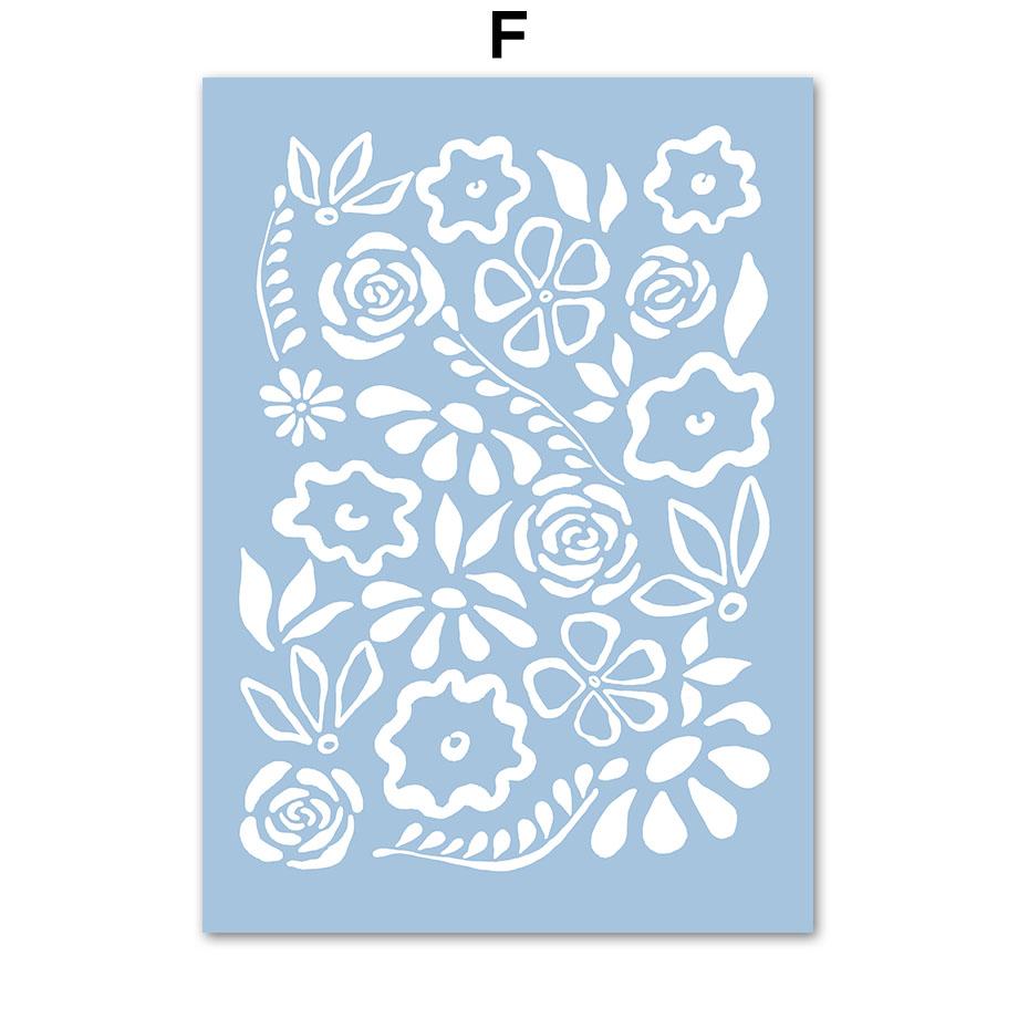 Blue Henri Matisse William Morris Flower Market Wall Art Canvas Painting Posters And Prints Wall Pictures For Living Room Decor