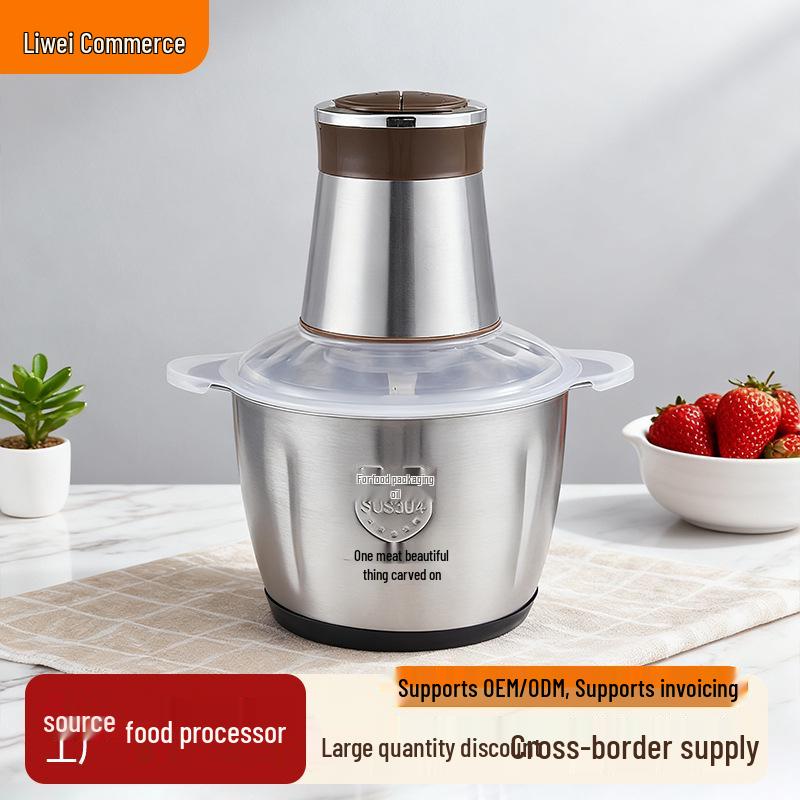 Multifunctional Stainless Steel Meat Grinder & Vegetable Masher for Baby Food