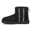 UGG Classic Mini Round Toe Short Snow Boots Women Boots Black 1153473-BLK