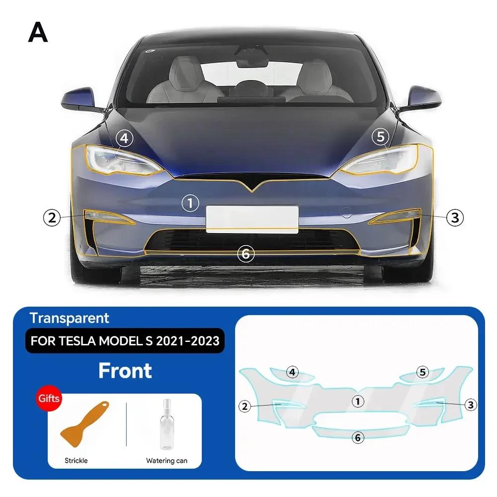 8.5MIL TPU Glossy Matte Car Paint Protection Film for Tesla Model S 2025 2025 2025 2025 2025 Pre Cutlear Clear Bra PPF Decal Kit