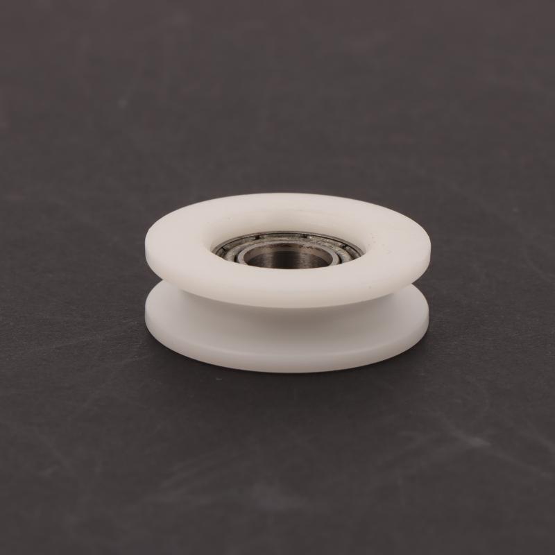1/2 Buc 8*28*9Mm Rola cu Canelură U Plastic 688 Rulment Roată de Scripete/Antrenare, Roată de Ghidare Pom/Roată de Ridicare Peste Linie