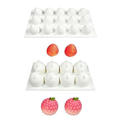 Multi Cavity Lychee Shape Silicone Mousse Cake Molds For Artistic Dessert Chocolate And Easy Demolding Baking Supplies
