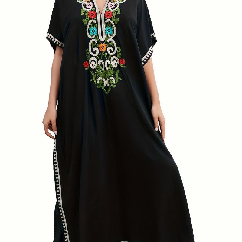 European & American Style Embroidered Women's Swimsuit Cover-up (2025 Edition)