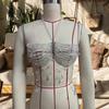 Beaded Body Chain Multilayer Chest Chains Festival Raves Body Chain Harness Body Accessories Jewelry for Women Girls