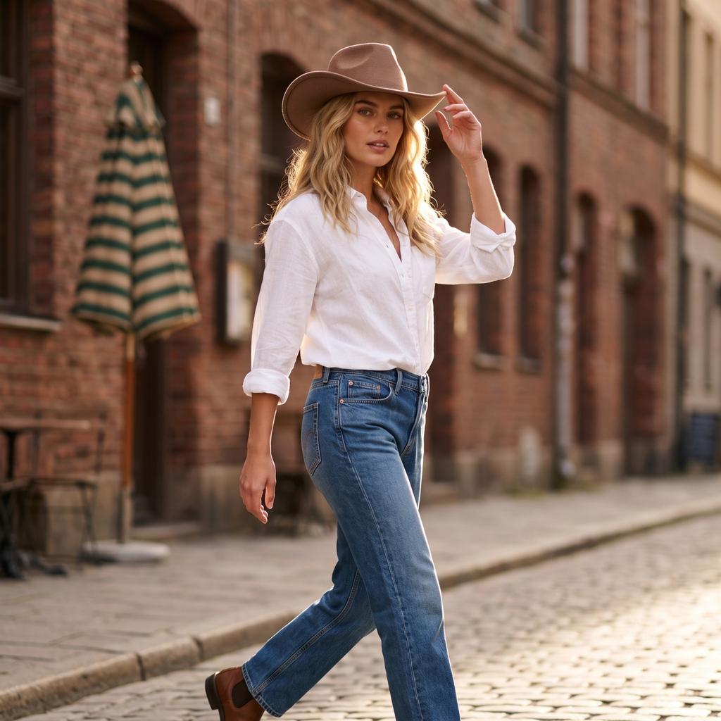 Sombrero Fedora Ancho de Color Liso para Hombres y Mujeres
