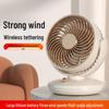 USB-Powered Quiet Mini Desk Fan with Long Battery Life