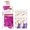Peony Scent Body Wash & Shampoo Set