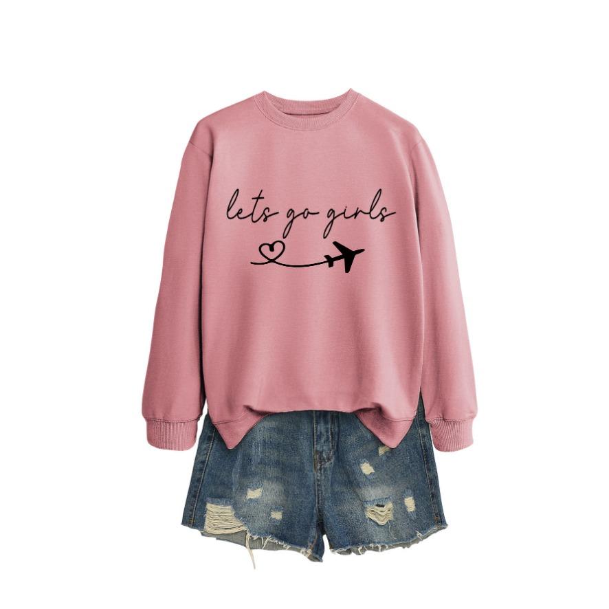 New Creative Fashion Sweatshirt Autumn Women's Sweatshirt Autumn and Winter Women's Thickened Sweatshirt Jacket Winter Large Size Sweatshirt