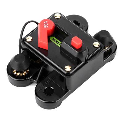 Autoradio Porte-fusible à réarmement automatique manuel Disjoncteur 12V 50A