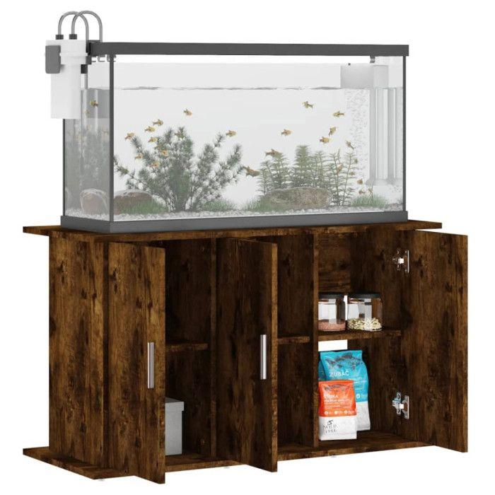 VidaXL Support pour aquarium chêne fumé 101x41x58 cm bois d'ingénierie 833636