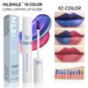 MLSMIL Fission Tear Lip Glaze Lasting Waterproof Non-stick Cup Lip Gloss Natural Non-fading Lipstick