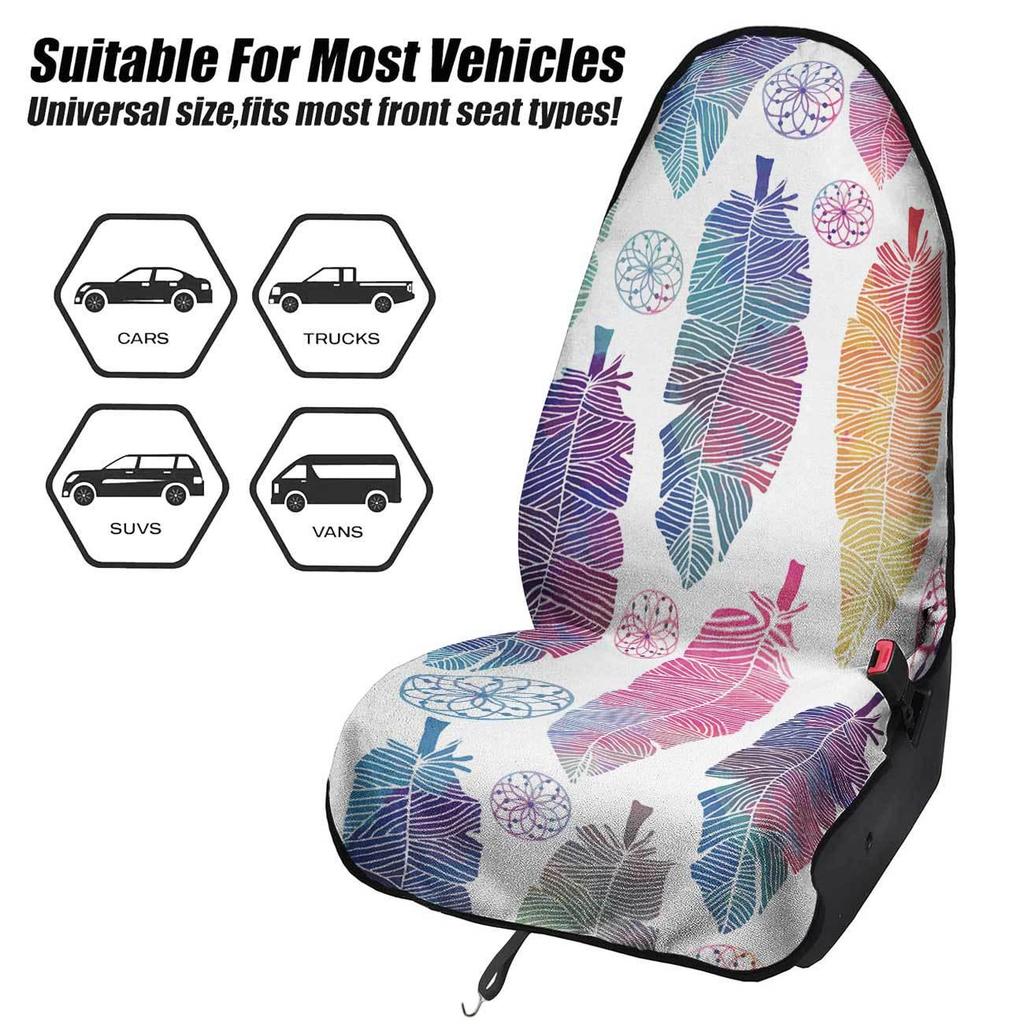 All-Season Universal Car Seat Towel Protector for Front Seats - Ideal for Gym and Exercise