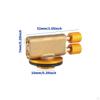 Robinet gaz cilindru plat exterior cu capete duble, portabil, accesorii, control arzător pentru