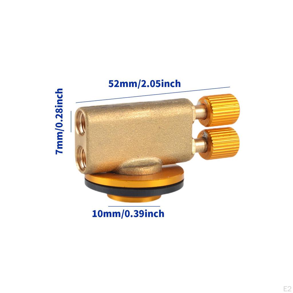 Robinet gaz cilindru plat exterior cu capete duble, portabil, accesorii, control arzător pentru
