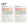 Tear Off Note Pad A5 Brain Dump Planner, Tear-off Daily Task with 50 Priority Organizer Sheet Sheets, Thickened Paper Notepad for Organizing Thoughts