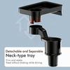 Car Cup Holder Expander Multi-Function Drink Holder with Food Table 360-Degree Adjustable Base Tray for Snack