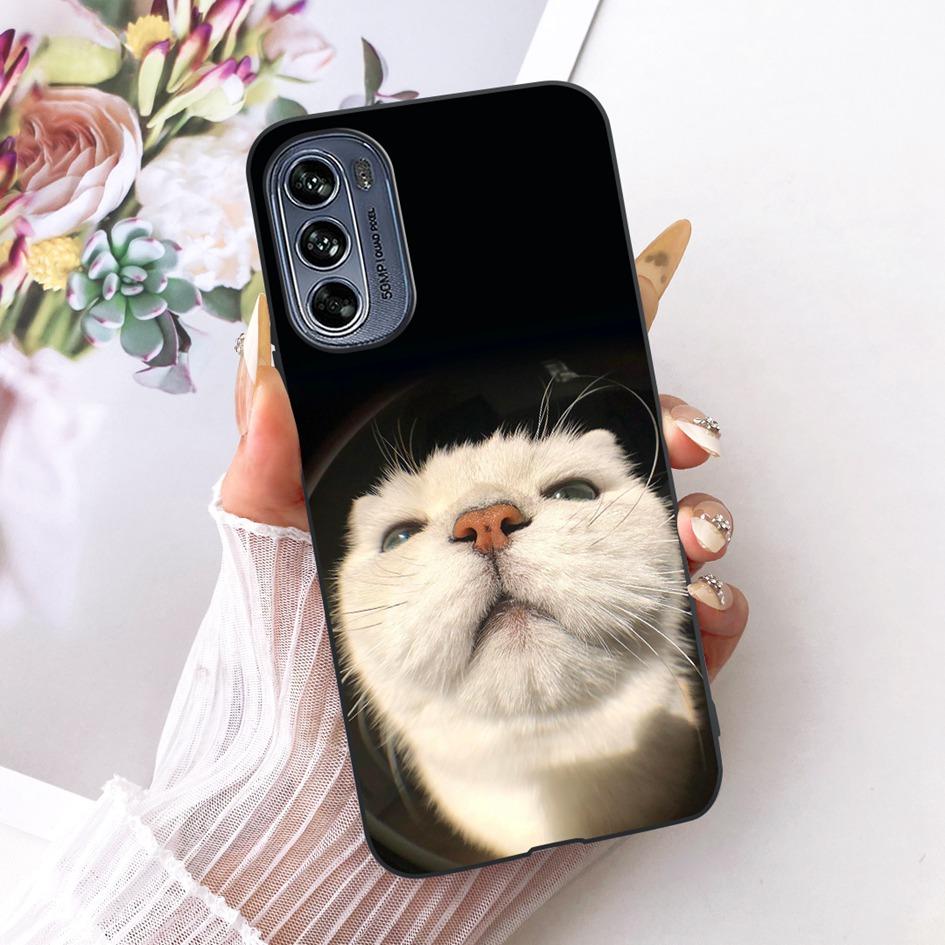 For Motorola Moto G62 5G Case Fashion Butterfly Bowknot Pattern Soft Silicone Cover For Motorola Moto G22 G32 G42 4G Phone Shell