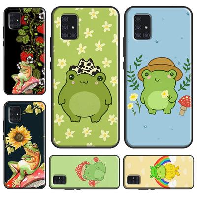 Cottagecore żaba grzyb estetyczne etui na telefon do Samsung A72 A52 A42 A32 A12 A50 A70 A71 A51 A40 A30S A20 A10 A31 A20e A21S